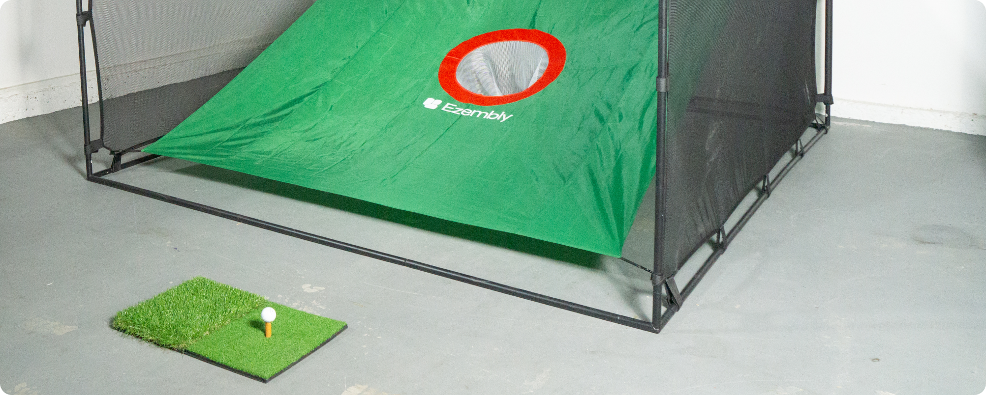 Golf practice net & chipping target